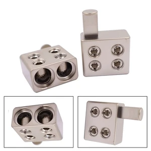 High Performance For Car Audio Terminal Blocks with Ground Wire Set of Two - Afbeelding 1 van 8