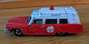 Pocket Cars F2 Cadillac Ambulance 1/64 Scale Diecast Tomica Tomy Vintage 1976 - Picture 1 of 6