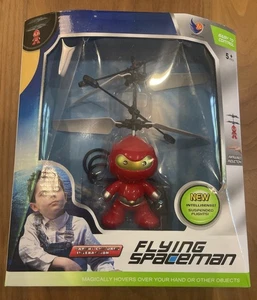 Flying Spaceman Helicopter Toy Drone Infrared Induction Sensor controlled RED  ✨ - Picture 1 of 12