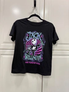 T-shirt grafica Jack Skellington Pumpkin King incubo prima di Natale Disney - Foto 1 di 3
