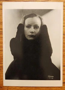 Gretta Garbo Postkarte PC 1979 Fotofolio um 1980 ungebraucht Sam Wagstaff - Bild 1 von 1