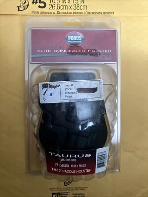 Funda de paleta Fobus Taurus 85 diestro polímero negro TA85 (H) Foto 1 de 4