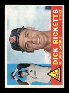 1960 Topps Baseball #236 Dick Ricketts   St. Louis Cardinals