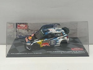 Volkswagen Polo R WRC Monte Carlo 2016 Ogier Ingrassia Edicola 1:43 Usato + Teca - Foto 1 di 5