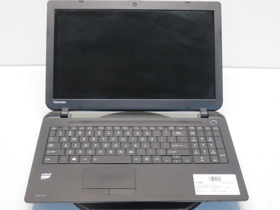 Toshiba Satellite C55D-B5308 AMD E1-2100 APU 1,00 GHz 4 GB SIN DISCO DURO sin batería Foto 1 de 4