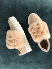 ladies pink faux suede trainers/shoes by RIVER ISLAND size 5