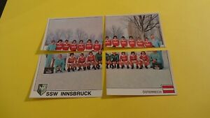 4 images originales EURO FOOTBALL 79 - équipe de SSW INNSBRUCK