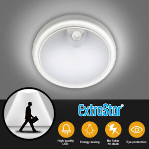 LED Ceiling Light PIR Motion Sensor 12-24W Bathroom Kitchen Hallway Home Lamps
