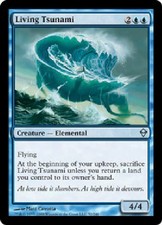 LIVING TSUNAMI FOIL Zendikar MTG Magic the Gathering Cards DJMagic