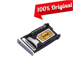 Original Motorola Moto X 2. Gen Silber SIM Karten Tray für Weiß XT1092/93/95/96 - Bild 1 von 2