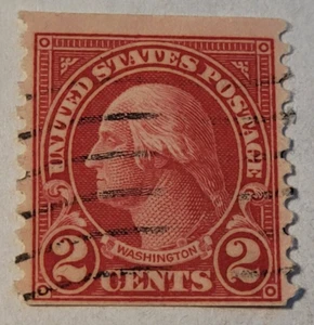 VINTAGE ~ US-Briefmarke ~ George Washington ~ zwei Cent (2 ¢) rot ~ N17 - Bild 1 von 6