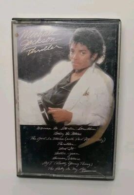 Michael Jackson Thriller Cassette 1982 Epic  - Image 1 of 2
