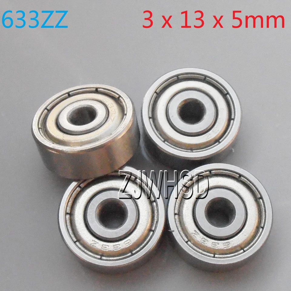 4pcs 633zz Sealed Bearing 3 x 13 x 5 mm for TAMIYA TRAXXAS ALIGN RC Hobby DIY - Image 1 of 1