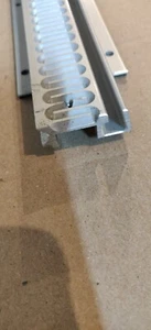 LIPPERT LCI SCHWINTEK SLIDE OUT ROOM GEAR RACK TRACK 17 1/8" TOP LEFT FLAT SIDE - Picture 1 of 2