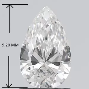 1.03 CT. PEAR Shape Loose CVD Lab Grown Diamond E color, VS1, 1 Piece for Ring - Picture 1 of 7
