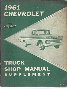 Chevrolet Truck 1961 suplemento manual de servicio de taller - Imagen 1 de 1
