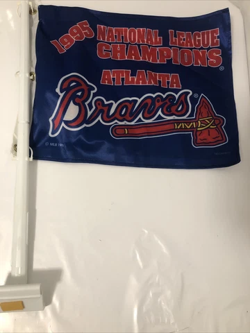 Vintage 1995 National League Champions Atlanta Braves Flag Cover