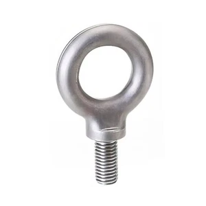 Bullone occhiello sollevamento filetto 1/2"-13 x 1-1/2" acciaio forgiato finitura trasparente con spalla - Foto 1 di 5