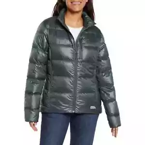 Eddie Bauer Women's Packable Puffer Jacket Size XXL Blue Emerald - Picture 1 of 5