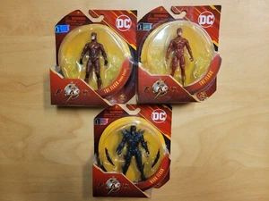 3 DC The Flash Figures Dark Flash, Young Flash, Flash 1st Edition New Ships Free - Picture 1 of 8