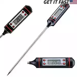 Instant Read Digital Electronic Kitchen Cooking BBQ Grill Food Meat Thermometer - Picture 1 of 9