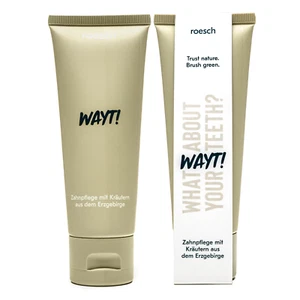 WAYT! Zahnpflege Zahncreme Zahnpasta ohne Fluorid 100% natürliche Pflege Germany - Bild 1 von 8