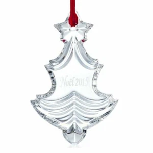 Baccarat Cystal Noel 2015 Annual Christmas Ornament - Clear BRAND NEW!! - Picture 1 of 1