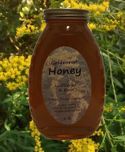 RAW Goldenrod HONEY - Picture 1 of 6