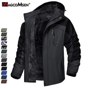Men's Thermal Ski Snow Jacket Winter Outdoor Mountain Climbing Casual Work Coats - Picture 1 of 126