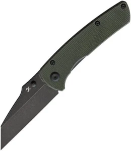 Kansept Knives Main Street 154CM Blade Green Handle Folding Knife - T1015A2 - Picture 1 of 1