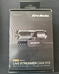 AVerMedia Live Streamer WebCam PW313 Full HD 1080P Privacy Shutter Dual Mic 360 - Bild 1 von 3