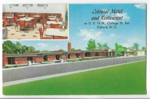 HOTEL Y RESTAURANTE COLONIAL, EE. UU. 15 N.~OXFORD, NC - Imagen 1 de 1