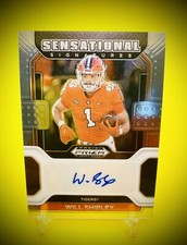 WILL SHIPLEY 2022 Prizm Draft Picks Sensational Signatures RC — Clemson Tigers!