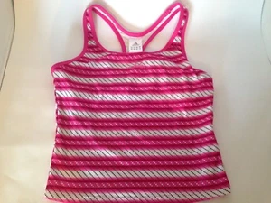 Adidas gemustert rosa und schwarz Racerback Regal BH Sport Sport Shirt S - Bild 1 von 5