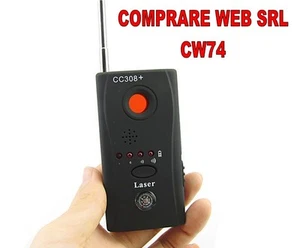 RILEVATORE DI MICROSPIE BONIFICA CIMICI SPYCAM TELECAMERE ONDE ELETTROMAGNETICHE - Imagen 1 de 1
