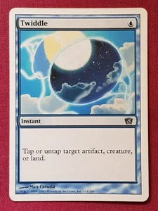 Magic The Gathering 8TH EDITION TWIDDLE blue card MTG - Picture 1 of 2