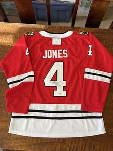 Seth Jones Signed Chicago Blackhawks Jersey Psa/Dna Coa Autographed Hockey - Picture 1 of 6