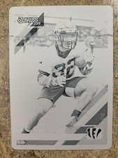 2019 Donruss Rookies Printing Plate Black 1/1 Trayveon Williams RC Bengals