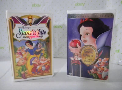 Walt Disney's Snow White and the seven Dwarfs,Masterpiece & Platinum VHS 1524  - Image 1 of 4