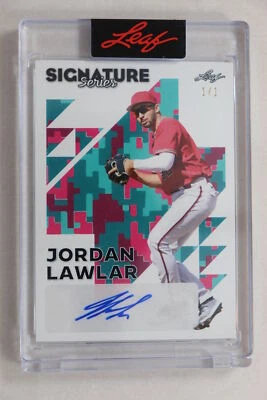 Jordan Lawlar - 2023 Leaf Signature Series Autograph #1/1 Diamondbacks - Image 1 of 2