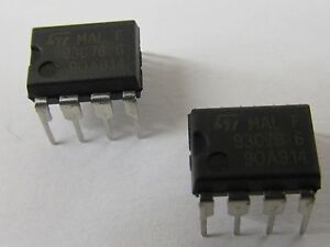 5 Stück - M93C76BN6 - STM DIP8 8Kbit Serial Microwire Bus EEPROM - 5pcs