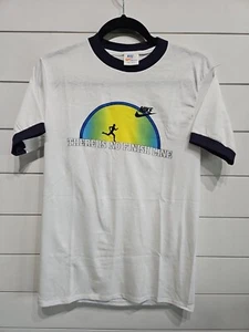 Vtg Nike There is no finish line Running Single Stitch Shirt USA PREFONTAINE - Picture 1 of 5