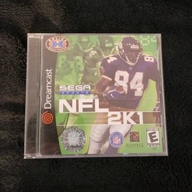 SEGA NFL 2K1 Sega Dreamcast Sports American Football Manual Included E Rated