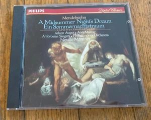 Mendelssohn: A Midsummer Night's Dream (Complete) - Marriner (Philips CD, 1983) - Picture 1 of 3