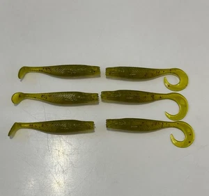 5cm lucio rizado y colas de paleta paquete de 12 señuelos de pesca lucioperca lrf - Imagen 1 de 13