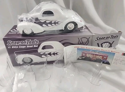 Snap On Tools '41 Willy's Coupe Street Rod 1:25 Scale Die Cast Is A Bank - Image 1 of 4