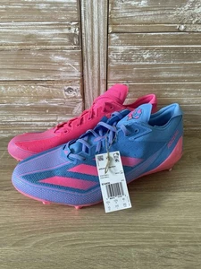 NEW Adidas Adizero Football Electric Snack Attack IE4406 Pink Blue NBY Men Sz 13 - Picture 1 of 7