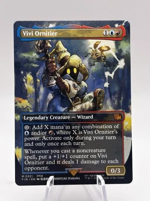 Vivi Ornitier 0321 Borderless Final Fantasy FIN MTG NM - Image 1 of 2