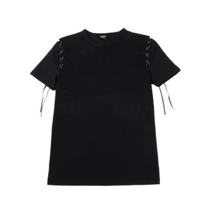 Jean Paul GAULTIER HOMME Lace-up Shoulder T-shirt Size 48(K-159815) - Picture 1 of 12