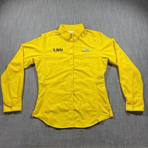 LSU Tigers Shirt Damen XS gelb NCAA College Football Columbia Omni Shade - Bild 1 von 7